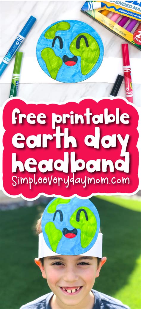 Earth Day Headband Printable